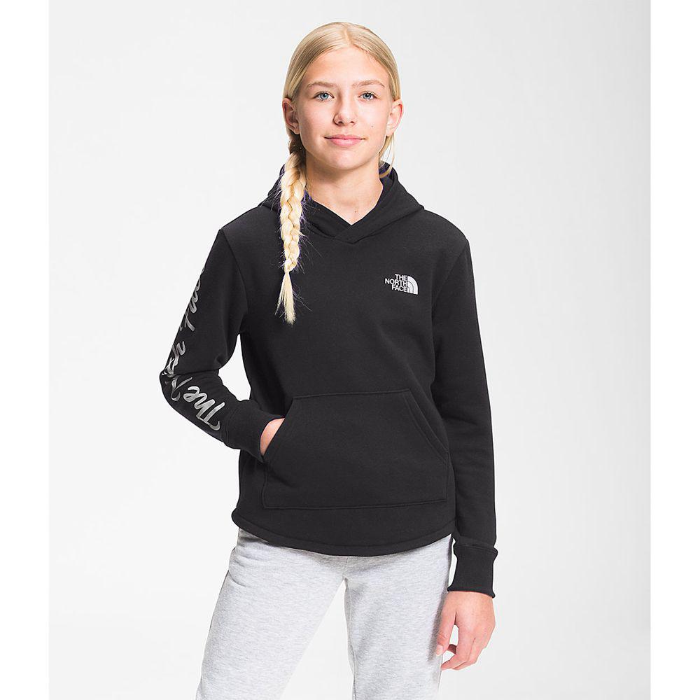 The North Face Camp Fleece Pullover Κορίτσια Φούτερ Hoodie - Μαυρα (OBLW45270)